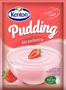 Kenton  Pudding Strawberry  125 gr