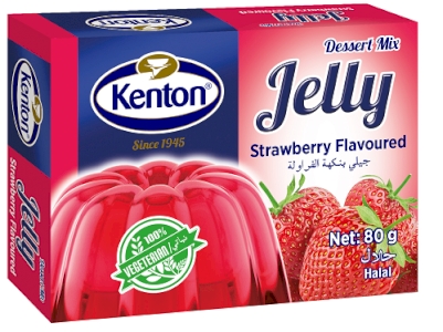 Kenton Vegetal Jelly Strawberry Powder 80 gr