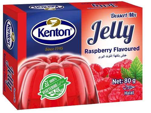 Kenton Vegetal Jelly Raspberry Powder 80 gr